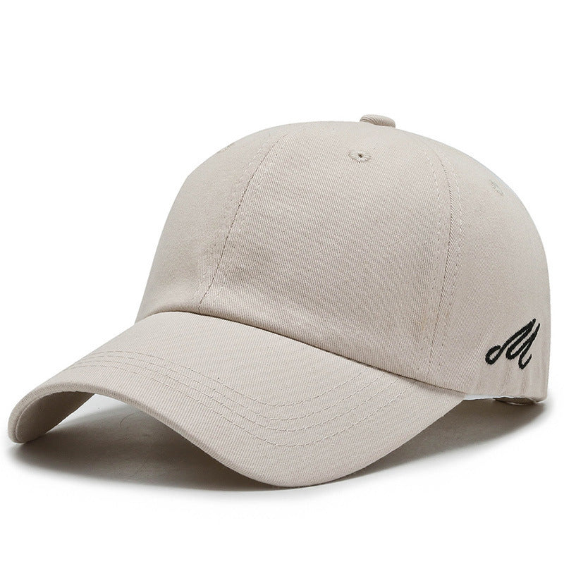 Men's Embroidery Polyester Cotton Sun-proof Baseball Cap For Traveling